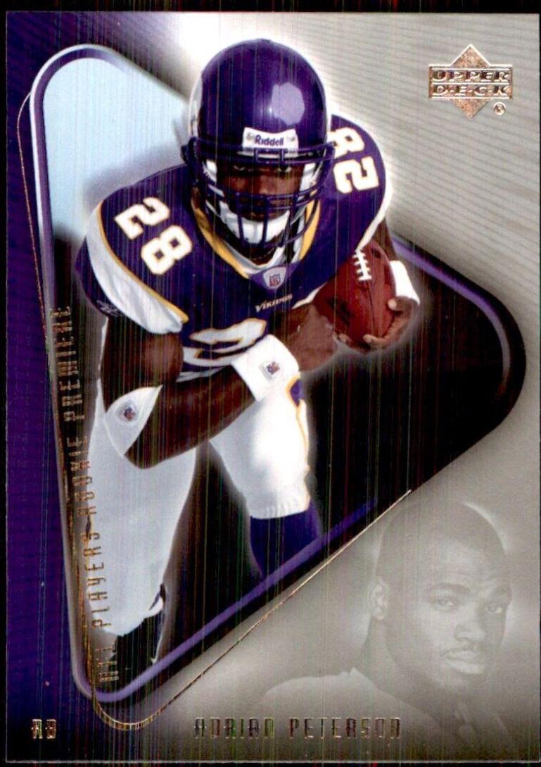 2007 Upper Deck Rookie Premiere Adrian Peterson #21 card