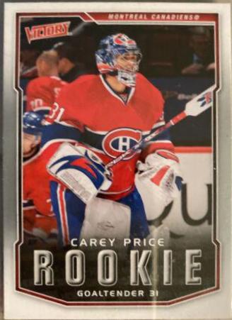 2007 Upper Deck Victory Carey Price #303 card