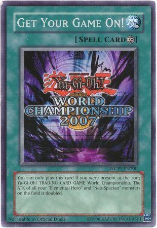 2007 World Championship Game Your Game On #WCPS-EN700 card