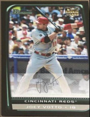 2008 Bowman Chrome Draft Joey Votto #BDP9 card