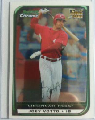 2008 Bowman Chrome Joey Votto #194 card