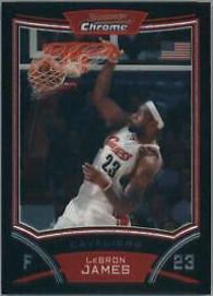 2008 Bowman Chrome LeBron James #3 card