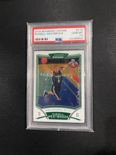 2008 Bowman Chrome Russell Westbrook #114 card