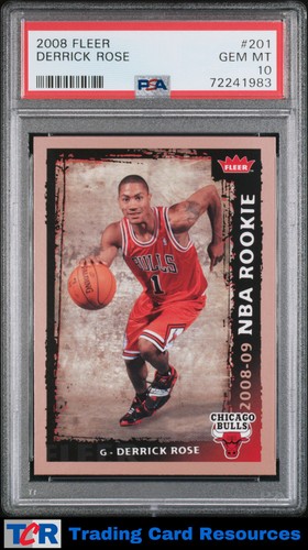 2008 Fleer Derrick Rose #201 card