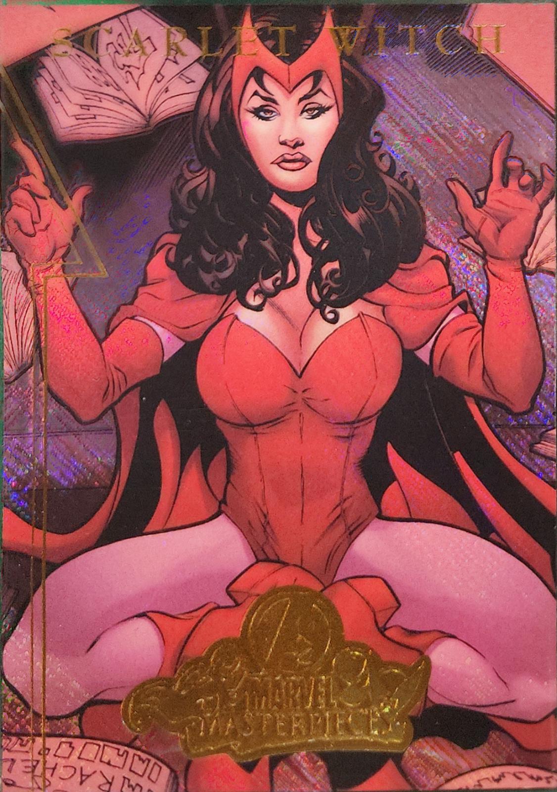 2008 Masterpieces Avengers Scarlet Witch #A6 card