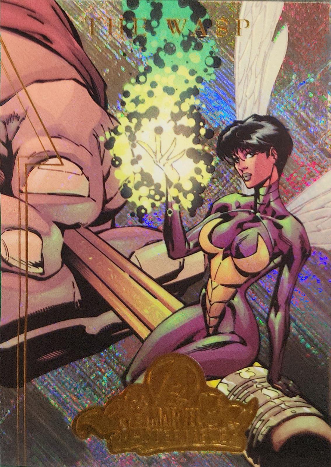 2008 Masterpieces Avengers The Wasp #A9 card