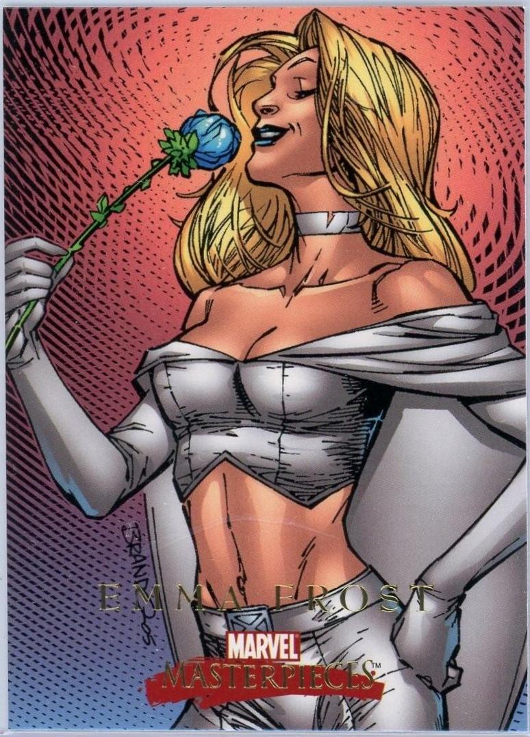 2008 Masterpieces Emma Frost #24 card