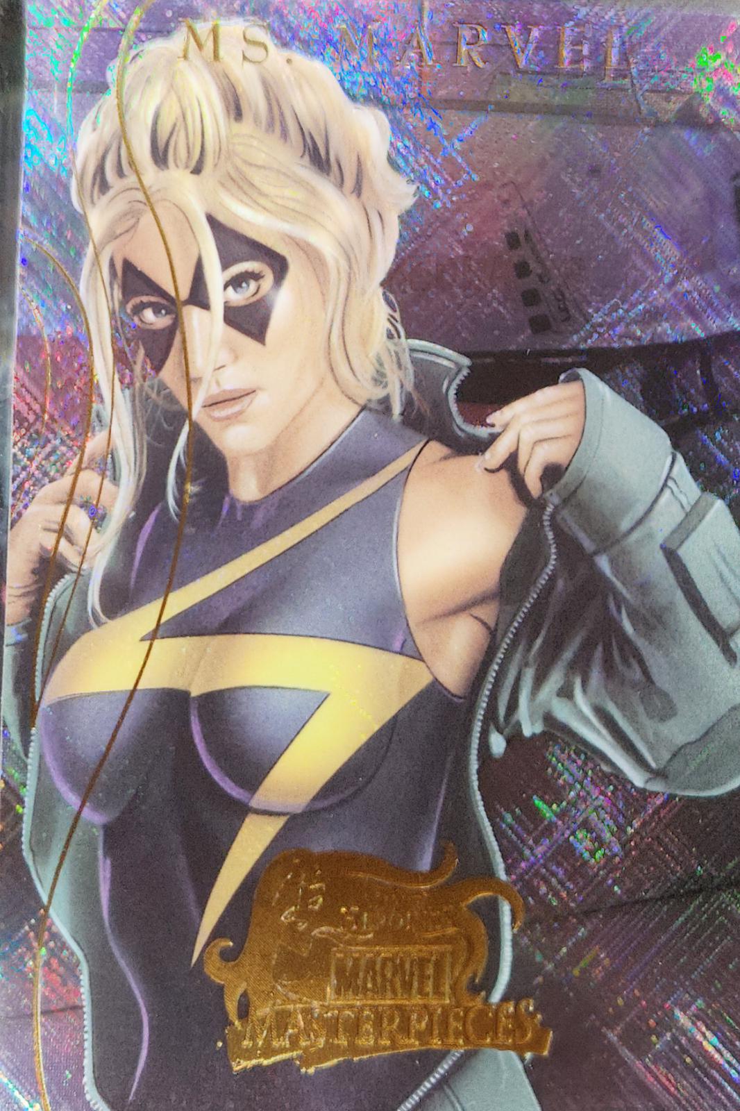 2008 Masterpieces Heroines Ms. Marvel #MH4 card