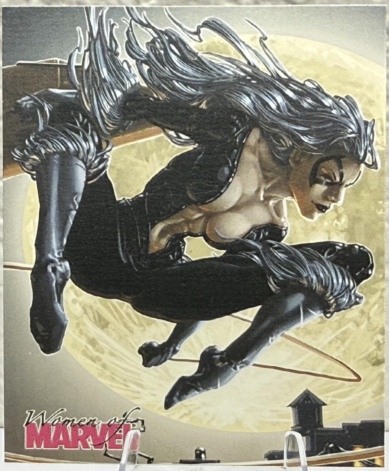 2008 Rittenhouse Women of Marvel Black Cat #5 card