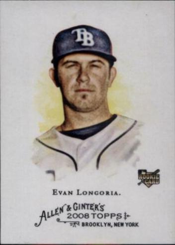 2008 Topps Allen & Ginter Evan Longoria #177 card