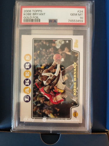 2008 Topps Kobe Bryant [Gold Foil] #24 card