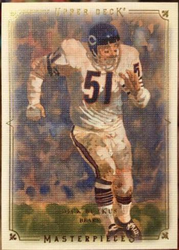 2008 Upper Deck Masterpieces Dick Butkus #21 card