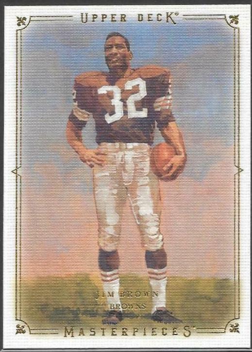 2008 Upper Deck Masterpieces Jim Brown #43 card