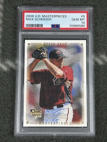 2008 Upper Deck Masterpieces Max Scherzer #5 card