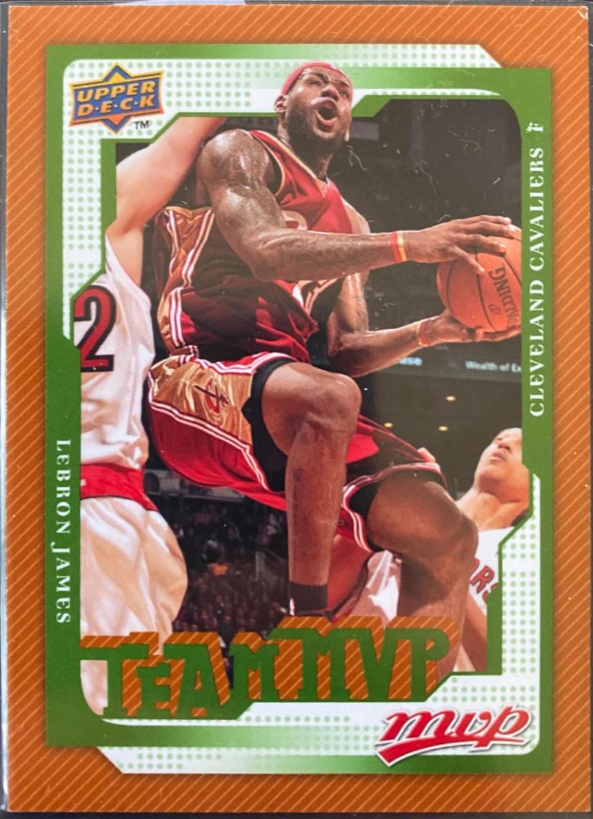 2008 Upper Deck MVP Lebron James #175 card