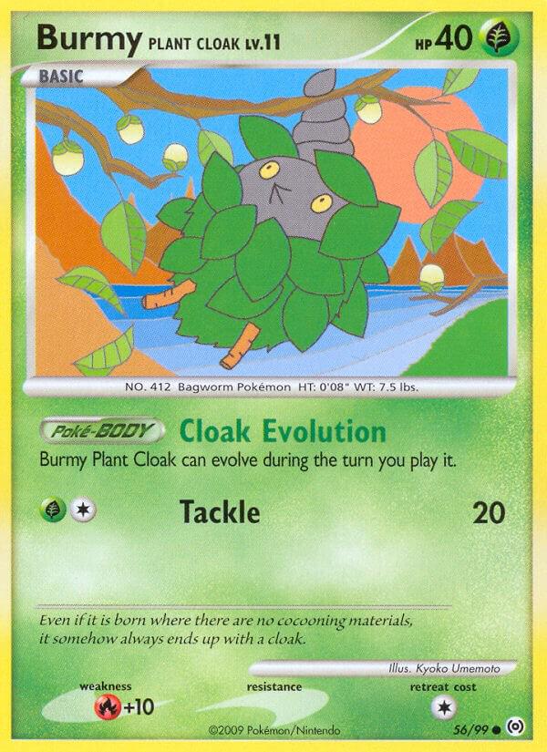 2009 Arceus Burmy #56 card