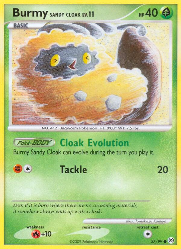 2009 Arceus Burmy #57 card