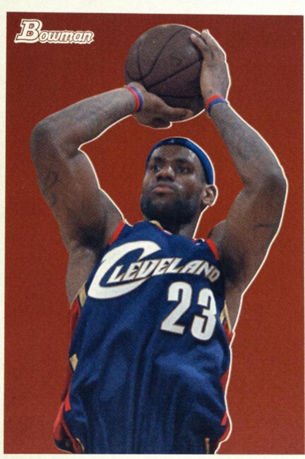 2009 Bowman '48 LeBron James #14 card