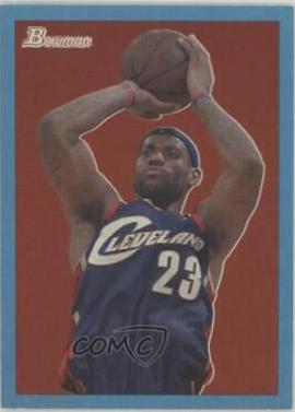 2009 Bowman '48 LeBron James [Blue] #14 card