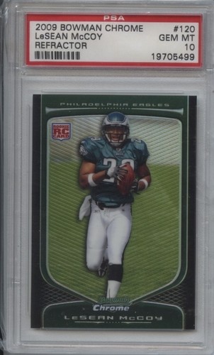 2009 Bowman Chrome LeSean McCoy #120 card