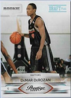 2009 Panini Prestige DeMar DeRozan #159 card