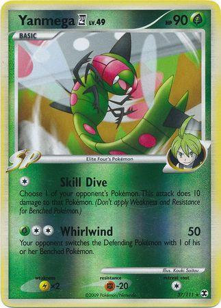 2009 Rising Rivals Yanmega [Reverse Holo] #37 card