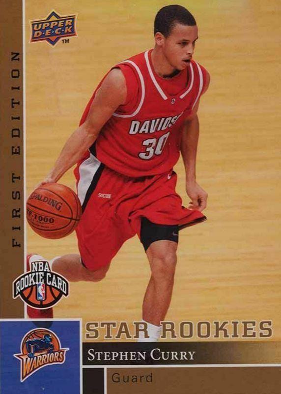 2009 Upper Deck First Edition Stephen Curry [Gold] #196 card