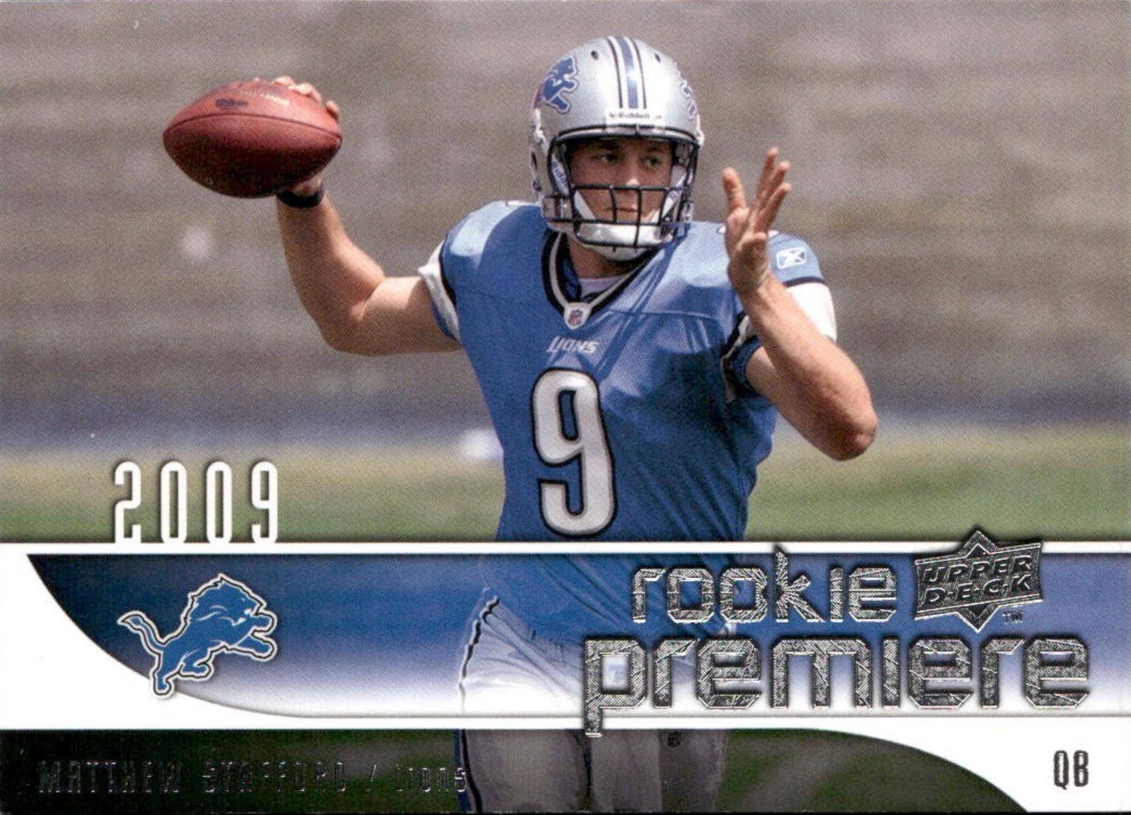 2009 Upper Deck Rookie Premiere Matthew Stafford #19 card