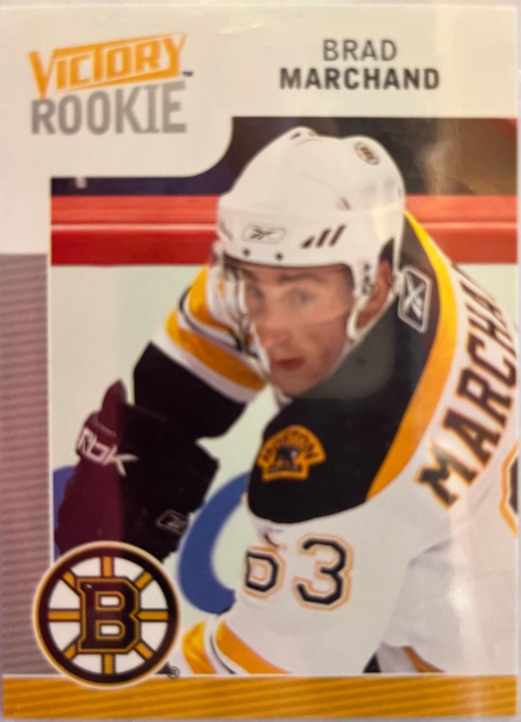 2009 Upper Deck Victory Brad Marchand #302 card