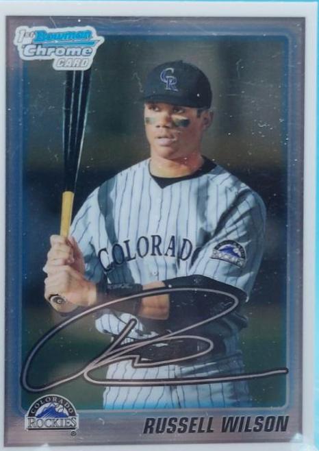 2010 Bowman Chrome Draft Picks & Prospects Russell Wilson #BDPP47 card