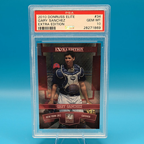 2010 Donruss Elite Extra Edition Gary Sanchez #34 card