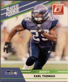 2010 Panini Donruss Rated Rookies Earl Thomas #34 card
