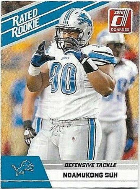 2010 Panini Donruss Rated Rookies Ndamukong Suh #79 card