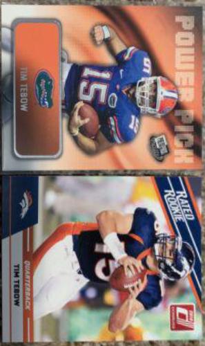 2010 Panini Donruss Rated Rookies Tim Tebow #95 card