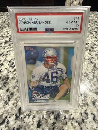 2010 Topps Aaron Hernandez #96 card