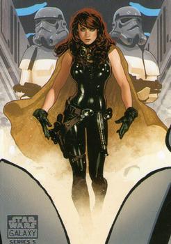 2010 Topps Galaxy Series 5 Mara Jade #496 card