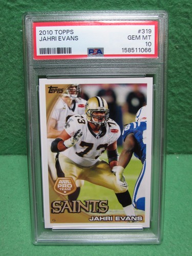 2010 Topps Jahri Evans #319 card