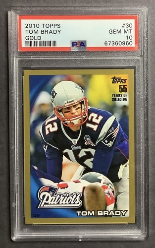 2010 Topps Tom Brady [Gold] #30 card