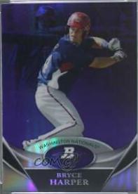 2011 Bowman Platinum Prospects Bryce Harper [Purple Refractor] #BPP1 card