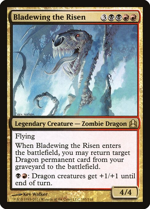 2011 Commander 2011 Bladewing the Risen #185 card