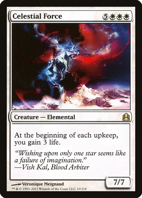 2011 Commander 2011 Celestial Force #10 card