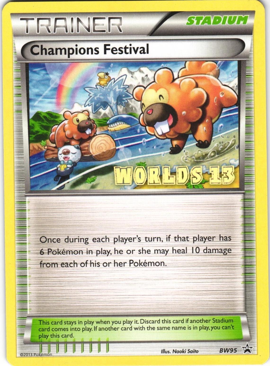 2011 Promo Champions Festival #BW95 card