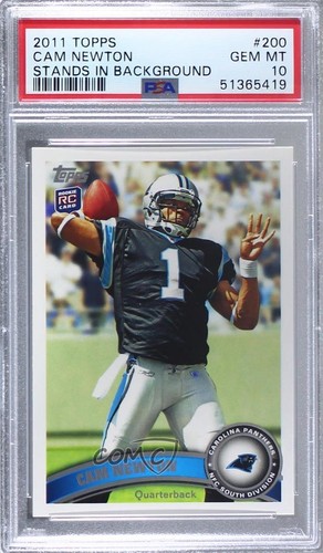 2011 Topps Cam Newton [Stands in Background] #200 card