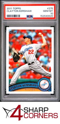 2011 Topps Clayton Kershaw #275 card