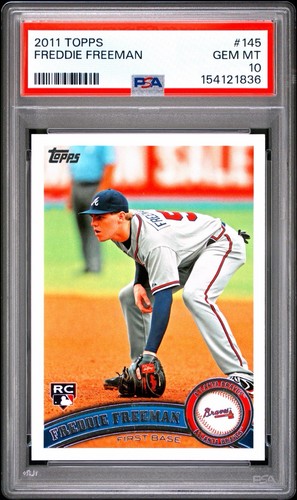 2011 Topps Freddie Freeman #145 card