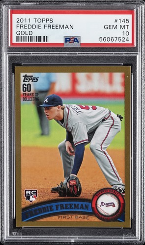 2011 Topps Freddie Freeman [Gold] #145 card