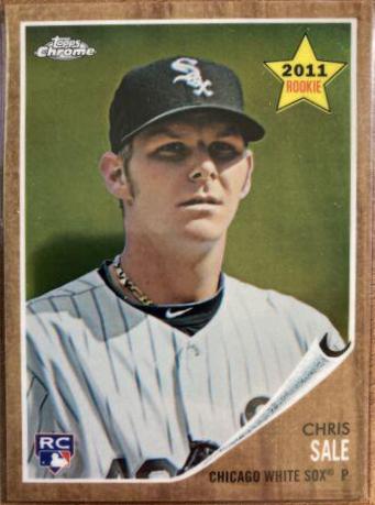 2011 Topps Heritage Chrome Chris Sale #C118 card