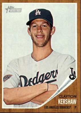 2011 Topps Heritage Clayton Kershaw #5 card