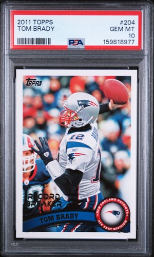 2011 Topps Tom Brady #204 card