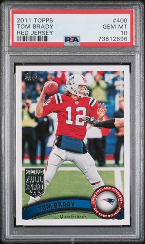 2011 Topps Tom Brady [Red Jersey] #400 card